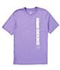 Color:Dahlia Purple - Image 1 - Side Logo Short Sleeve T-Shirt