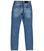 Color:Blue - Image 2 - Skinny Fit Stretch Denim Jeans
