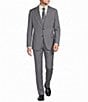 Armani Exchange Slim Fit Flat Front Plaid 2-Piece Suit - Image 1