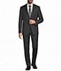 Armani Exchange Slim Fit Flat Front Solid 2-Piece Suit - Image 1