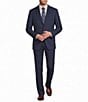 Armani Exchange Slim Fit Flat Front Solid 2-Piece Suit - Image 1