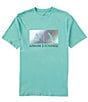Color:Bristol Blue - Image 1 - Iridescent Box Logo Short Sleeve T-Shirt