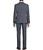 Armani Exchange Slim Fit Plaid Flat Front 2-Piece Suit, Color:Blue - Image 2