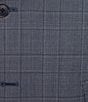 Armani Exchange Slim Fit Plaid Flat Front 2-Piece Suit, Color:Blue - Image 3