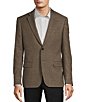 Armani Exchange Modern Fit Textured Solid Pattern Sport Coat, Color:Fancy Beige - Image 1