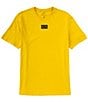 Color:Yellow - Image 1 - Small Icon Logo Short Sleeve T-Shirt
