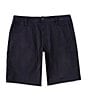 Color:Blue - Image 1 - Solid Twill 8#double; Inseam Stretch Shorts
