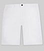 Color:White - Image 1 - Solid Twill 8#double; Inseam Stretch Shorts