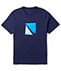 Color:Naval Academy - Image 1 - Split Box Short Sleeve T-Shirt