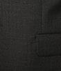 Armani Exchange Modern Fit Flat Front Woven Pattern 2-Piece Suit, Color:Charcoal - Image 3