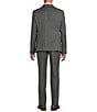 Armani Exchange Textured Box Print Slim Fit Flat Front 2-Piece Suit, Color:Grey - Image 2
