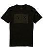 Color:Black - Image 1 - Tonal Box Logo Short Sleeve T-Shirt