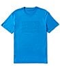 Color:Directoire Blue - Image 1 - Tonal Box Logo Short Sleeve T-Shirt