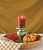 Aromatique Pumpkin Spice Foundry Glass Candle with Lid, 10 oz. - Image 4