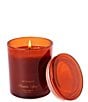 Aromatique Pumpkin Spice Foundry Glass Candle with Lid, 10 oz. - Image 1
