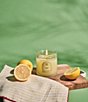 Aromatique Sorbet Textured Glass Candle with Lid, 6 oz. - Image 2