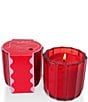 Aromatique Sugared Cherry Ribbed Glass Candle, 8 oz. - Image 1