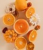 Aromatique Valencia Orange Textured Glass Candle, 15 oz. - Image 3