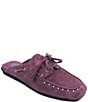 ASH Bavaria Studded Suede Tassel Tie Mules - Image 1