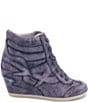ASH Boradia Washed Suede High Top Wedge Sneakers - Image 2