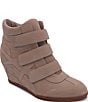 ASH Bowie 2.0 Suede Sporty Wedge Sneakers - Image 1