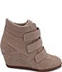 ASH Bowie 2.0 Suede Sporty Wedge Sneakers - Image 2
