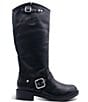 ASH Freesia Leather Tall Moto Boots - Image 2