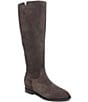 ASH Jocelyn Suede Hidden Wedge Tall Boots - Image 1