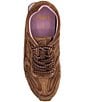 ASH Kasar Washed Suede Lace Up Sneakers - Image 5