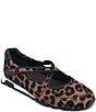ASH Kore Bis Leopard Print Calf Hair X-Band Sneaker Flats - Image 1