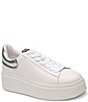 ASH Moby Metallic Leather Platform Lace Up Sneakers,All Products : American Fashion Style Bags On Sale