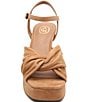 ASH Opus Suede Ankle Strap High Heel Dress Platform Sandals - Image 4