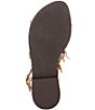 ASH Panic Suede Tassel Ankle Strap Flat Sandals - Image 6
