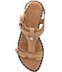 ASH Piper Suede Studded Ankle Strap Flat Sandals - Image 5