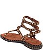 ASH Play 2 Suede Studded Gladiator Flat Sandals - Image 3