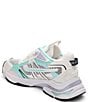 Color:White/Mint - Image 3 - Race Mesh Lace-Up Sneakers