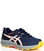 Color:Blue Expanse/Sun Coral - Image 1 - Girls' GEL VENTURE 9 Running Shoes (Youth)