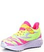 Color:Hot Pink/Blue Fade - Image 4 - Girls' PRE NOOSA TRI 15 Running Sneakers (Youth)