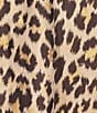 ASTR the Label Andolina Leopard Print Fit & Flare Midi Skirt, Color:Leopard Print - Image 3