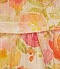 Color:Orange Pop - Image 3 - Zirconia Floral Sweetheart Neck Sleeveless Tiered Maxi Dress