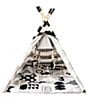 Color:Multi - Image 1 - ABC Striped Activity Teepee Play Tent