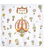 Color:Multi - Image 1 - Baby Organic Cotton Circus Balloon Swaddle Blanket with Gift Box