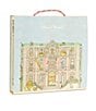 Atelier Choux Paris Baby Organic Cotton In Bloom Swaddle Blanket with Gift Box, Blue - Image 10