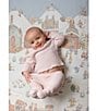 Atelier Choux Paris Baby Organic Cotton Winter Wonderland Swaddle Blanket, Color:Multi - Image 2