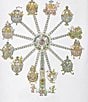 Color:Multi - Image 3 - Ferris Wheel Organic Cotton Fitted Crib Sheets