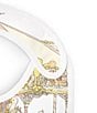 Atelier Choux Paris Organic Cotton Carousel Reversible Satin Bib, Color:Pink - Image 3