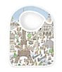 Atelier Choux Paris Organic Cotton Paris Reversible Satin Bib, Color:Multi - Image 1