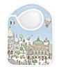 Atelier Choux Paris Organic Cotton Paris Reversible Satin Bib, Color:Multi - Image 2