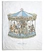 Color:Multi - Image 1 - Reversible Quilt Hot Air Balloon/Carousel Blue