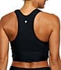 Athena Good Karma Static Solid High Neck Cropped Swim Top - Image 2